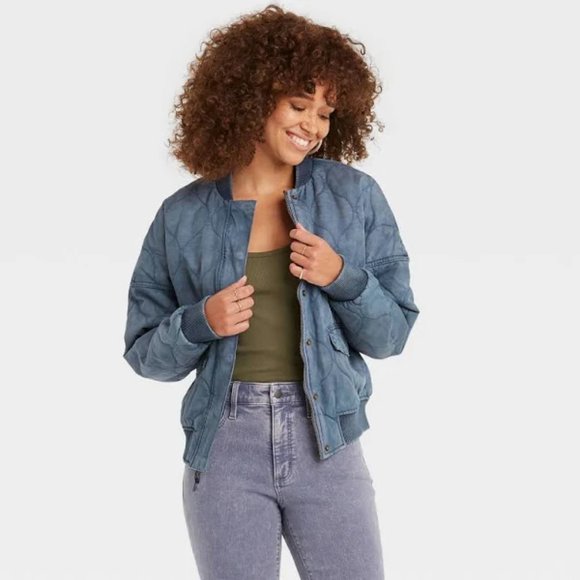Universal Thread Women's Quilted Utility Jacket - Picture 1 of 14